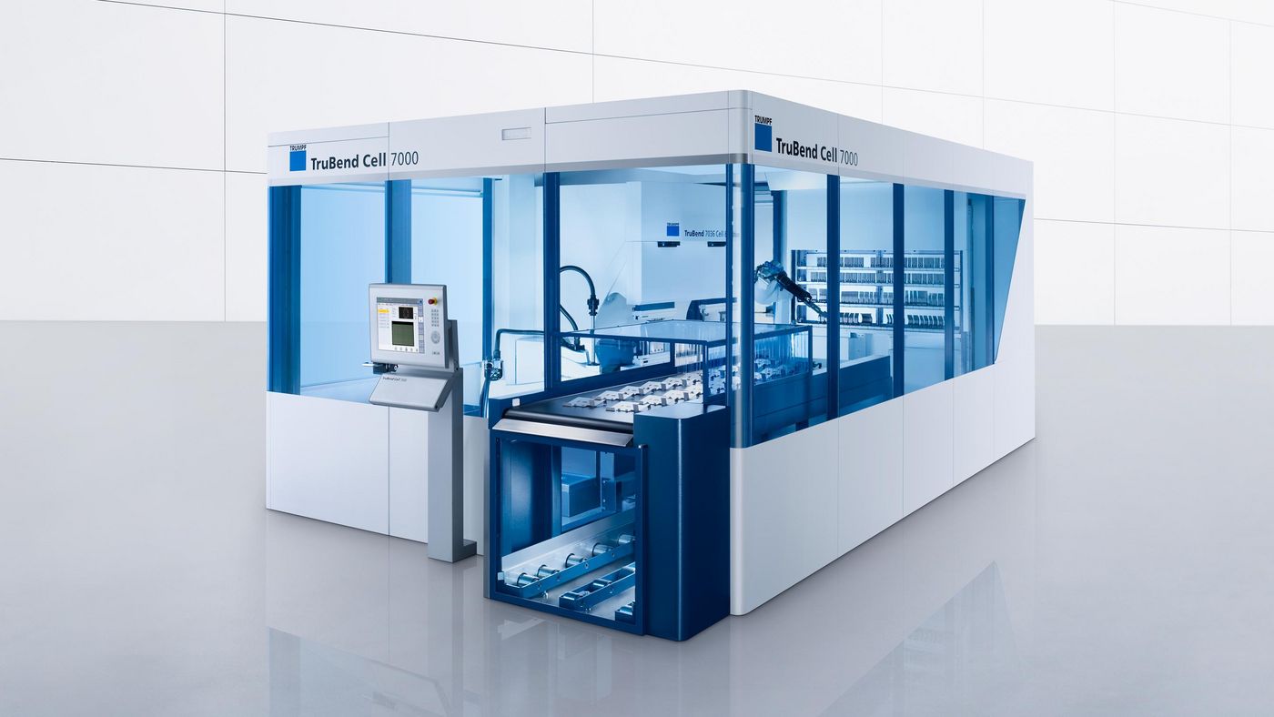 Innovative high-speed bending cell
The TruBend Cell 7000 offers users a compact system for the highly dynamic, efficient bending of small parts.
[su_spacer size=
