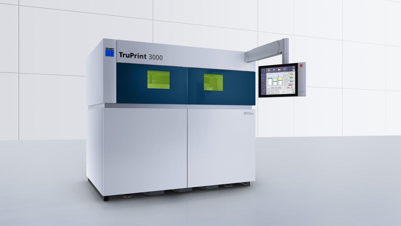 Flexible LMF solution for industrial production
The TruPrint 3000 is a universal medium-format machine with industrial part and powder management for the series production of complex, metal components using 3D printing.
 
 
